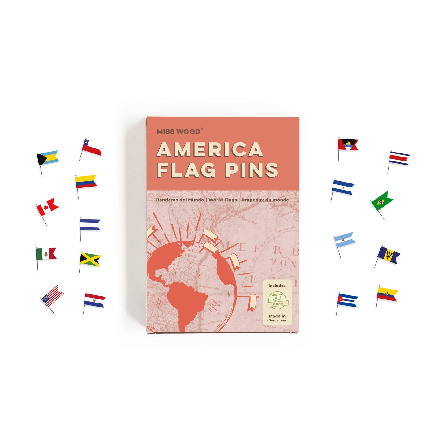 Banderitas del mundo - Misswood