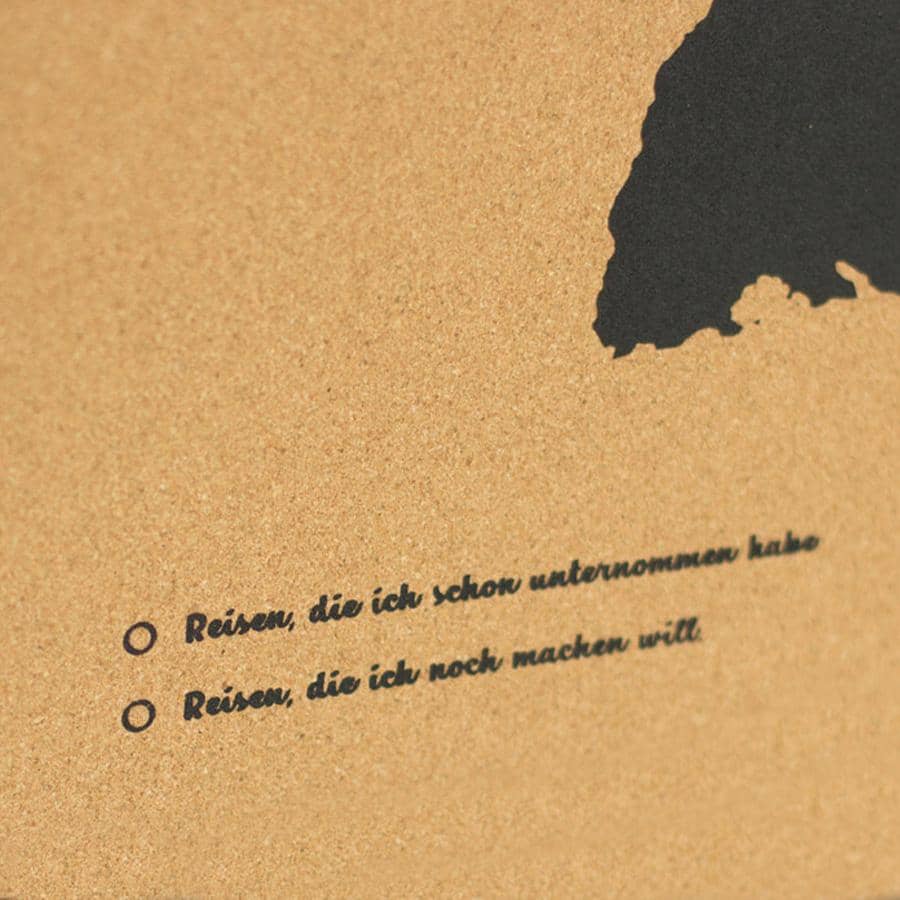 Mapa de corcho - Woody Map Natural Alemania - Misswood