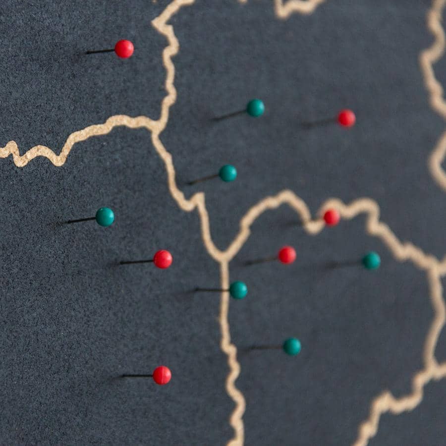 Mapa de corcho - Woody Map Natural España - Misswood