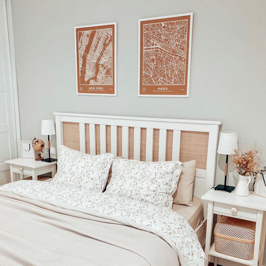 Mapa de corcho - Woody Map Natural Paris - Misswood